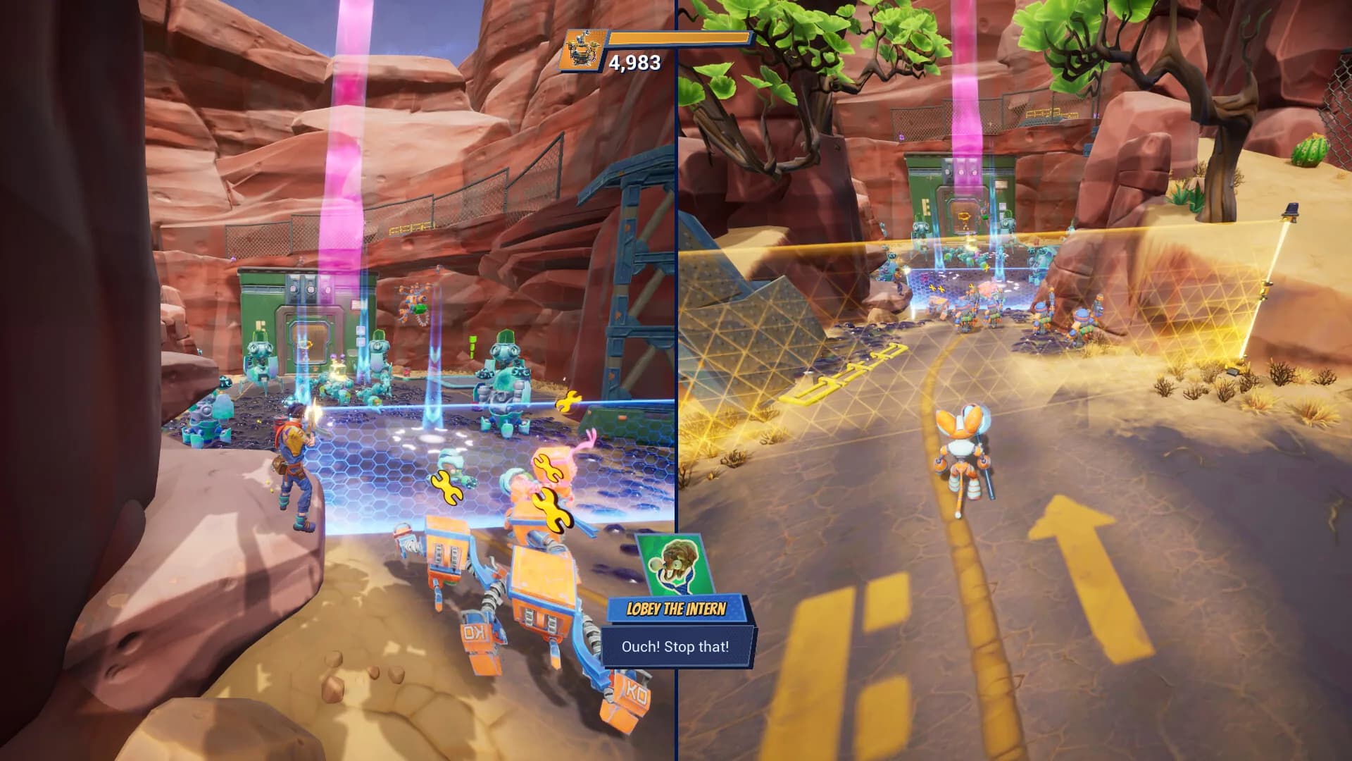 Chip 'n Clawz vs. the Brainioids