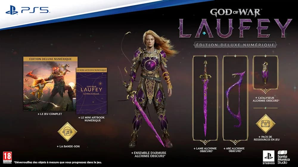 God of War Laufey : Les précommandes ouvrent et dévoilent l’arc-serpent de Faye