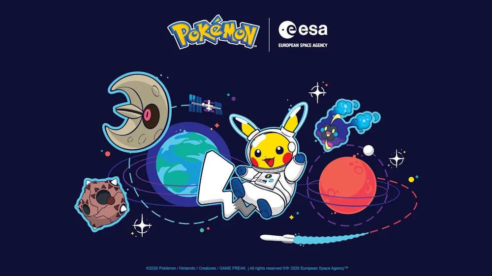Pokémon et l’ESA partent à la conquête de l’espace avec une exposition européenne