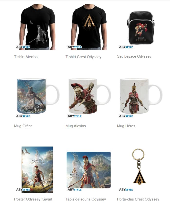 Assassin's Creed Odyssey : Découvre la collection de produits dérivés