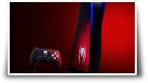 Marvel's Spider-Man 2 : Découvre la PS5, la mannette et les façades à l’effigie du jeu