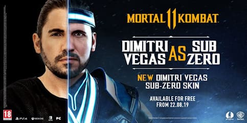 Mortal Kombat 11 : Quand Dimitri Vegas devient Sub-Zero
