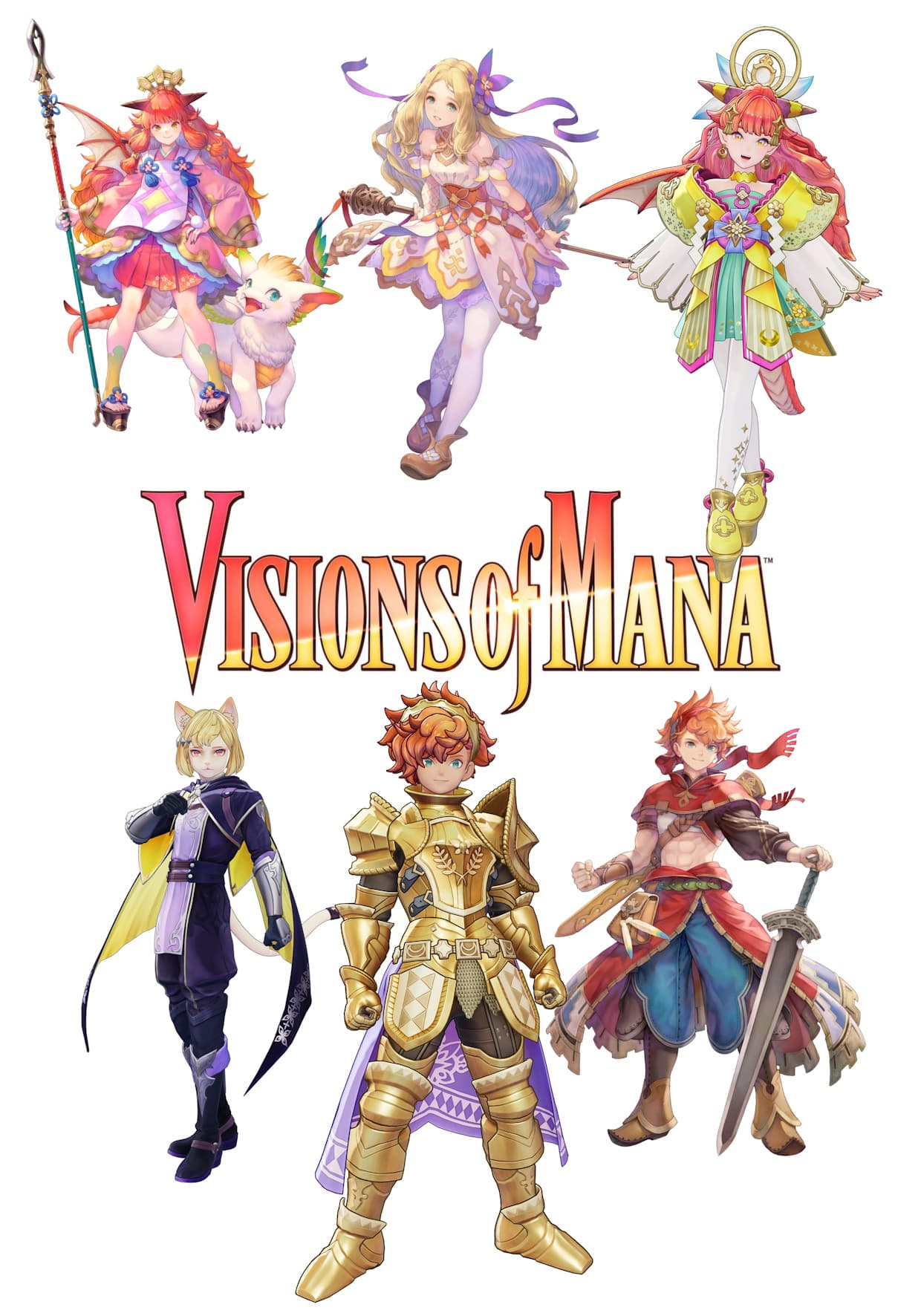 Visions of Mana : Découvre les Character Artwork du jeu