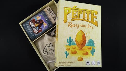 Le test de Pépite : Bluffe, ruse et empoche le butin (Gigamic)