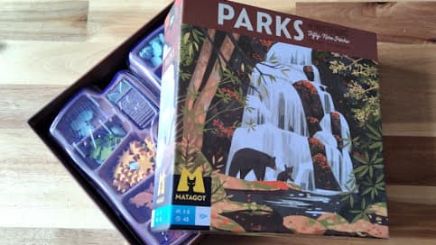 Test de Parks : Une balade ludique au cœur des parcs américains (Matagot)